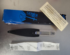 Gerber 5301 Clip-Lock Survivor Blackie Collins Knife w/Sheath Georgia USA