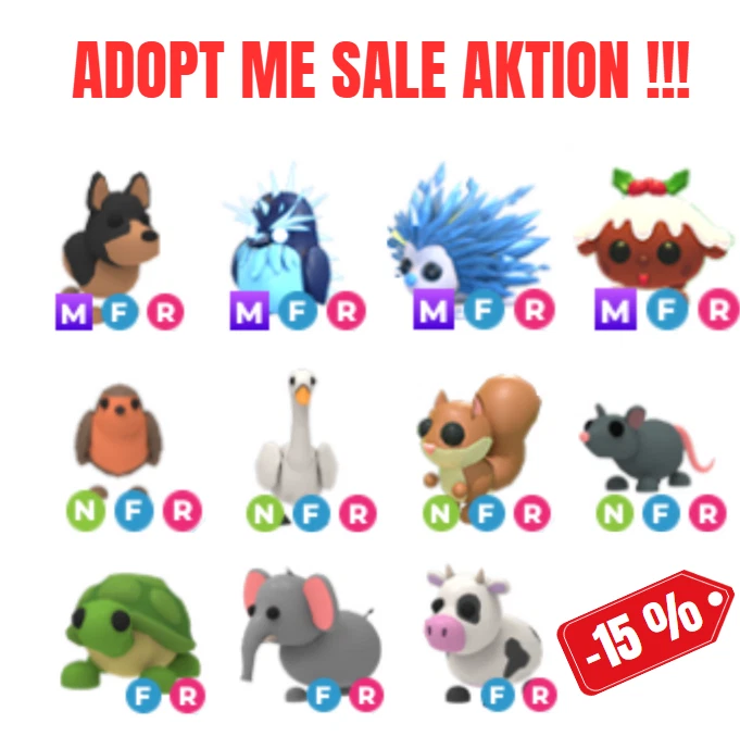 Roblox Adopt Me AUSVERKAUF ! SALE 💸 - 15% 💸