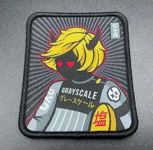 Castle x Grayscale Tenshi x Akuma Demon Gal 悪魔 EDC Woven Pouch Patch - Picture 1 of 2