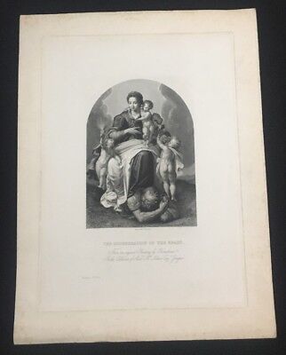 Reneration Del Corazón J. Thomson Grabado Estampado Por Mc Queen Of Primaticcio • 156.80€