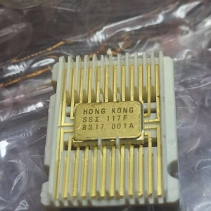 SSI 117F ORO SEMICONDUCTOR 8317 CÓDIGO DE FECHA RARO VINTAGE IC USA MILITAR NUEVO $10 - Imagen 1 de 6