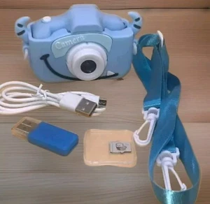 Kids Blue Digital Camera Children LCD HD Rechargeable Video Educational Toy - Picture 1 of 5