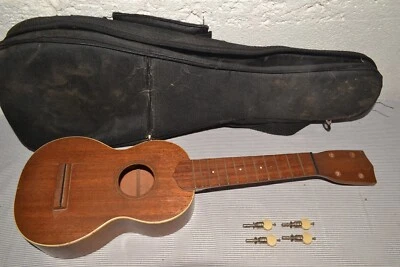 RARE! Antique/Vintage G.B. WALTERS-NYC Choice Wood SOPRANO UKULELE - Image 1 of 4