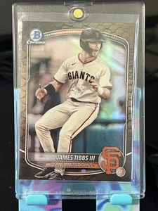 2025 Bowman - Chrome Prospects James Tibbs III #BCP-39 Reptilian Refractor - Picture 1 of 2
