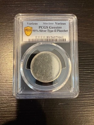 1873-1964 Type II Silver Half Dollar Mint Error PCGS Blank Planchet RARE!!!!! - Image 1 of 2