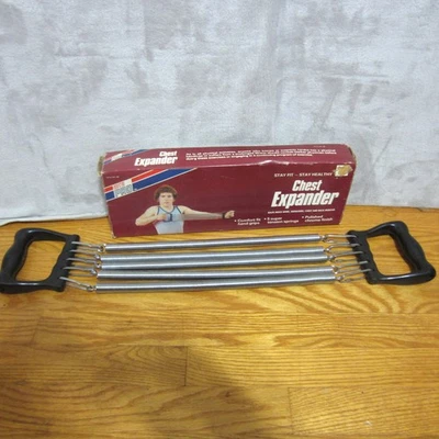 Expansor de pecho MTA Pro de colección ejercitador muscular fitness en casa con caja años 70/80 Foto 1 de 4