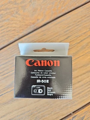 Cinta de tinta negra Canon IR-50 II 2 casetes nuevo stock antiguo Foto 1 de 3