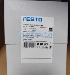 One FESTO SDAT-MHS-M160-1L-SA-E-0.3-M8 1531269 position transmitter New - Picture 1 of 1
