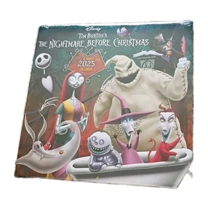 PESADILLA ANTES DE NAVIDAD 2025 NUEVO CALENDARIO 16 MESES TIM BURTONS DISNEY - Imagen 1 de 2