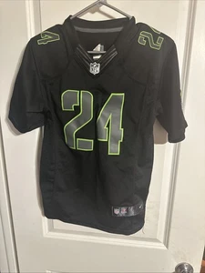 Camiseta deportiva Seattle Seahawks Marshawn Lynch on field M 10-12 niños - Imagen 1 de 5