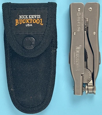 Buck Knives Buck Tool Bucktool Multi-Tool Model 360 w/Sheath Retired; EUC! - Image 1 of 4