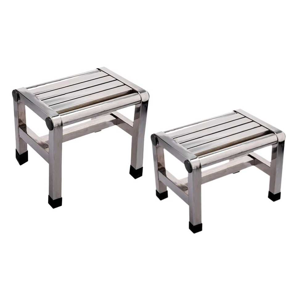 Shower Bench Step Stool Multifunctional Antiskid Toilet Shower Stool for Living - Image 1 of 1