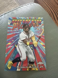 Ronald Acuna Jr. 2025 Topps Chrome #PP-7 Power Players Braves - Picture 1 of 2