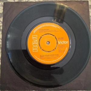 CHOCOLATE MILK "ACTION SPEAKS LOUDER THAN WORDS" 45 RPM VINYL SINGLE 1975 VG+ - Picture 1 of 2