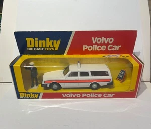 Dinky Toys 243 Volvo Police car, Boxed, Original, Vinatge, Rare, VNM - Picture 1 of 10