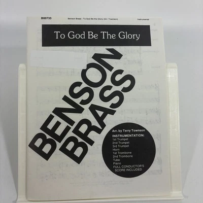 To God Be The Glory Sheet Music Concert Band Parts Benson Brass No Conductor - Image 1 of 4