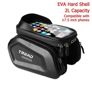 Bolsa de montaje para teléfono MTB tubo superior paquete de ciclismo impermeable estuche de EVA apto para teléfono de 7,5"" - Imagen 1 de 7