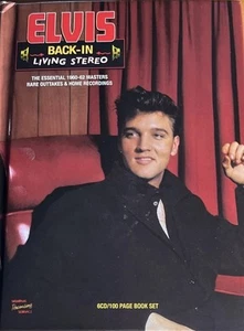 Libro estéreo Elvis Presley Back-In Living y 6 CD esenciales 1960-62 raro como nuevo - Imagen 1 de 12