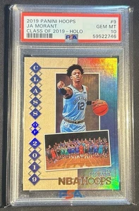 2019 NBA Hoops Class of 2019 Holo Ja Morant #9 PSA 10 GEM MT Rookie RC SP - Picture 1 of 1