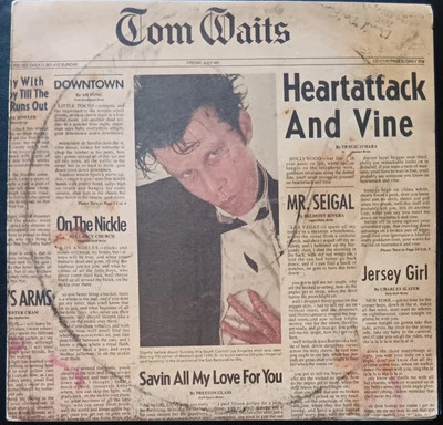 Tom Waits ‎– Heartattack And Vine - 1980 LP record VG+, cover VG - Image 1 of 4