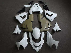 Unpainted ABS Plastic Injection Bodywork Fairing Kit for Kawasaki ZX10R 2004 05 - Picture 1 of 11