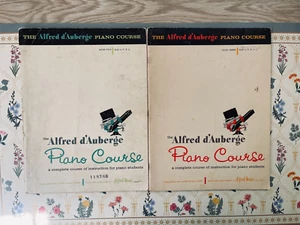 Vintage The Alfred D'Auberge Piano Course Books 2 & 3 Capri Music Corp - Picture 1 of 16