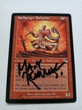 Spellgorger Barbian ARTIST PROOF  Judgement Ed signed by Mark Romanoski  MTG