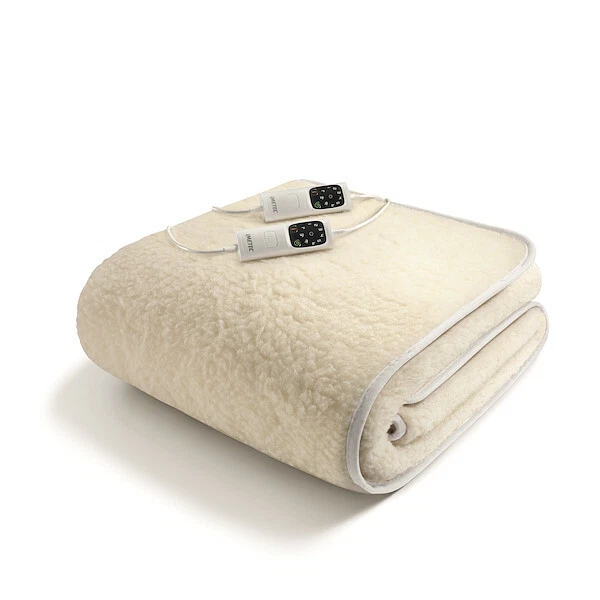 IMETEC adapto Scaldasonno matrimoniale elettrico 100% Lana e Merino150x160 16634 - Immagine 1 di 2