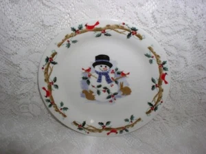 Home Essentials Woodland Celebration Salad Dessert Plate NEW Excellent - Picture 1 of 3