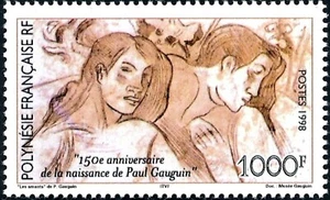 Timbre Polynésie 564** Gauguin  neuf sans charnière - Imagen 1 de 1