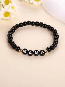 1pc MAMA Beaded Bracelet For Women For Mother's Day Gift - Picture 1 of 5