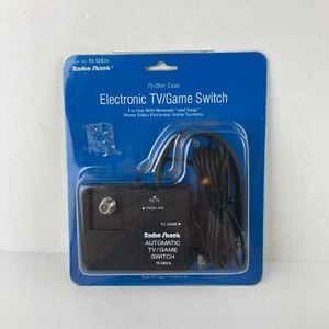 Radio Shack 15-1267A Nintendo Sega Electronic TV / Game Switch 75-Ohm Coaxial NUEVO - Imagen 1 de 2