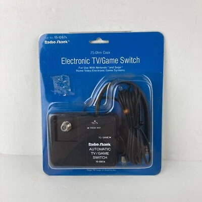 Radio Shack 15-1267A Nintendo Sega Electronic TV / Game Switch 75-Ohm Coax NEW - Image 1 of 2