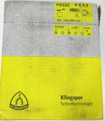 Klingspor - 147849 - Abrasive sheets - PS33C - 50 Pack - Image 1 of 3