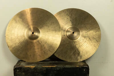 Leon 15" Modern Vintage Constantinople Hi Hat Cymbals 1000g 1145g - Image 1 of 2