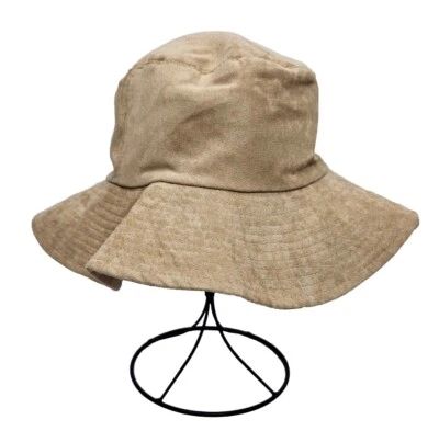 Sombrero de playa vintage años 90 Y2K Scala Gal Dorfman Pacific Bucket talla única tostado Foto 1 de 4