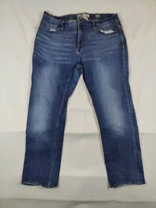 BKE Buckle Tyler Jeans Men's 36S Straight Leg Mid Rise Stretch Denim Blue - Picture 1 of 12