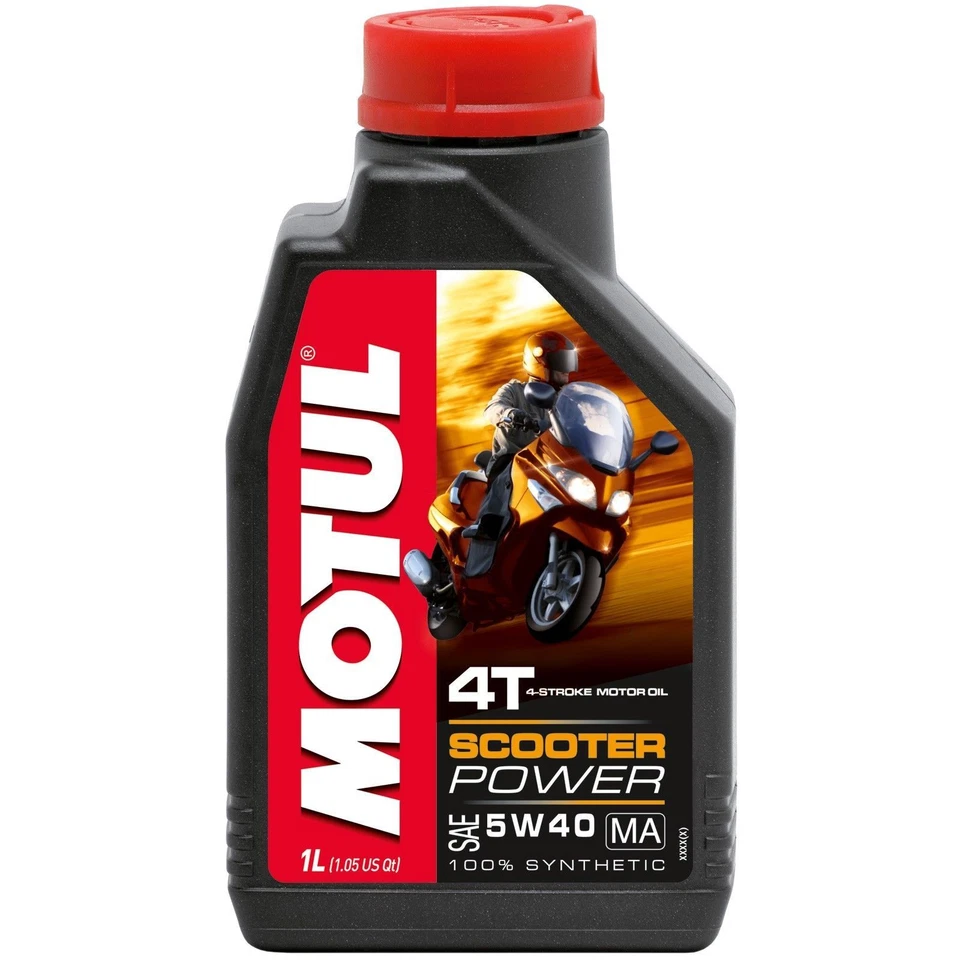 MOTUL 1L 5W40 Scooter Power 4T 4-Takt-Motoröl 105958Ma Totalmente Sintético