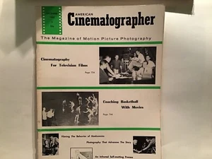 AMERICAN CINEMATOGRAPHER MAGAZINE* DEC 1960* CINEMATOGRAPHY FOR TV FILMS - Picture 1 of 1