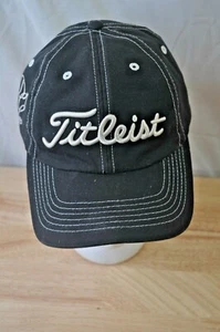 Titleist Golfhut schwarz mit verstellbarem Riemen - gebraucht - Bild 1 von 8