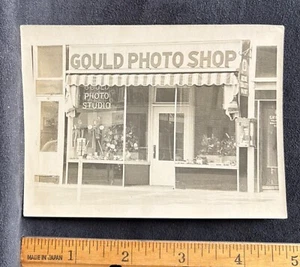 Photograph~Gould Photo Shop Storefront-Window & Gould Photo Studio Neon Sign - Picture 1 of 3