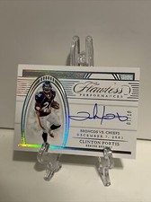 Clinton Portis - Panini Flawless Performances Auto Silver /10