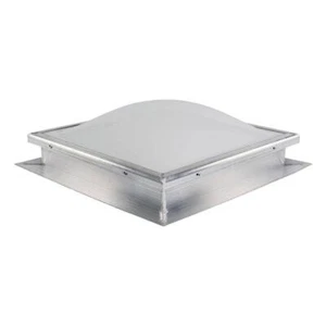 Marco fijo auto parpadeante Gordon Skylight 22-1/4" x 22-1/4" aluminio único blanco - Imagen 1 de 6