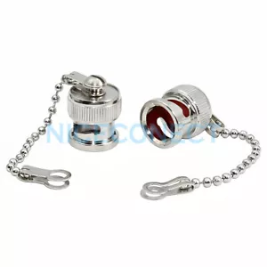 30x Protective Cover Dust Cap For BNC Female Cable Connector Without Center Pin - Picture 1 of 3