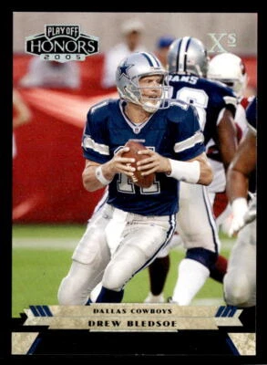 2005 Playoff Honors #26 Drew Bledsoe X's #/299 - Image 1 of 2