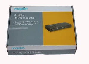 Divisor de 4 vías MAPLIN - N53QK - Precio de venta sugerido por el fabricante = 69,99 GBP - Imagen 1 de 1