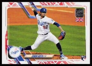 2021 Topps UK Edition Edwin Uceta #103 BASEBALL LA Dodgers /99 RC Union Jack - Picture 1 of 2