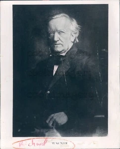 1973 Press Photo Famed German Opera Composer Richard Wagner - Picture 1 of 2