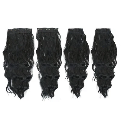 Clip in Extensions Haarverlängerungen Gewellte Haarextension Wavy Haar Extension - Bild 1 von 4