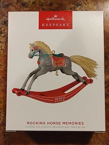 Adorno de Navidad Hallmark 2022 Rocking Horse Memories serie #3 23-2 - Imagen 1 de 3